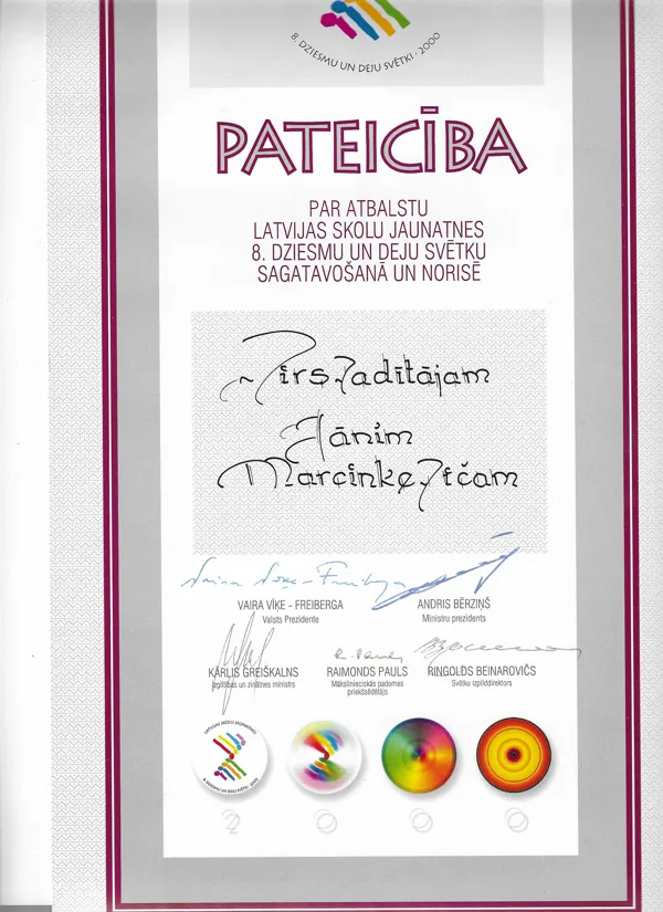 2000.8 SKOLĒNU DEJU SVĒTKI 